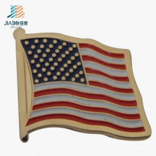 Förderung Geschenk Metall Handwerk Souvenir Benutzerdefinierte USA Flagge Anstecknadel Abzeichen